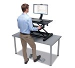 Reposapiés Kensington oscilante Rocking, gris
