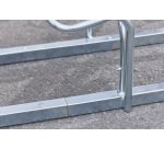 Râtelier 2 vélos avec arceau gainé MODELE DE BASE