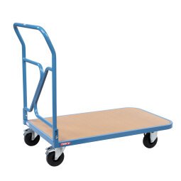 Chariot 250 kg 1000 x 560 mm dossier repliable roues Ø 125
