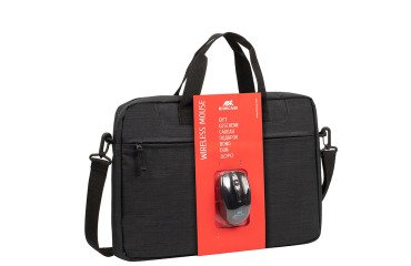 Pack maletín para portátil 15.6" + ratón inalámbrico Regent Rivacase