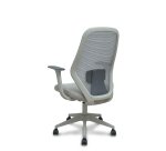 Silla Ergo529 respaldo malla asiento tela base piramidal ruedas nailon