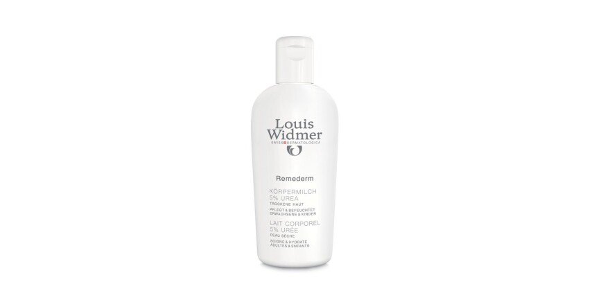 Lait corporel Remederm 5 % urée Louis Widmer - Flacon de 200 ml