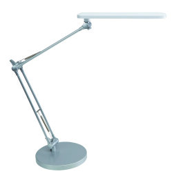 Lampe de bureau LED TREK double bras - Blanc