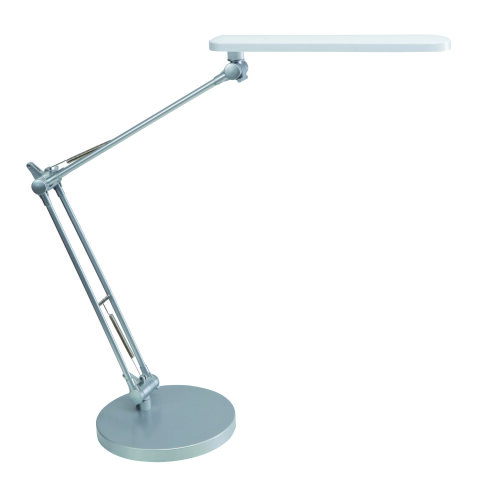 Lampe de bureau LED TREK double bras - Blanc