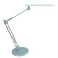 Lampe de bureau LED TREK double bras - Blanc