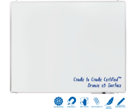 Tableau blanc émaillé PREMIUM PLUS 120x150cm - Legamaster