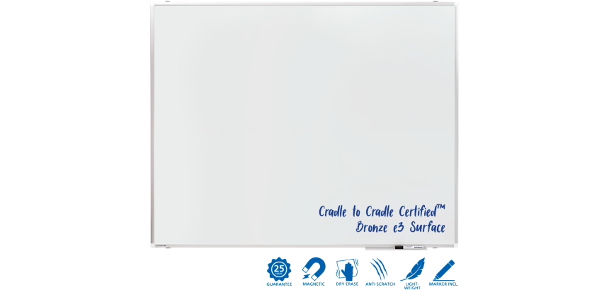 Tableau blanc émaillé PREMIUM PLUS 120x150cm - Legamaster