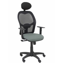 Silla de oficina Alocén malla con brazos regulables y cabecero