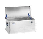 Malle en aluminium avec coins