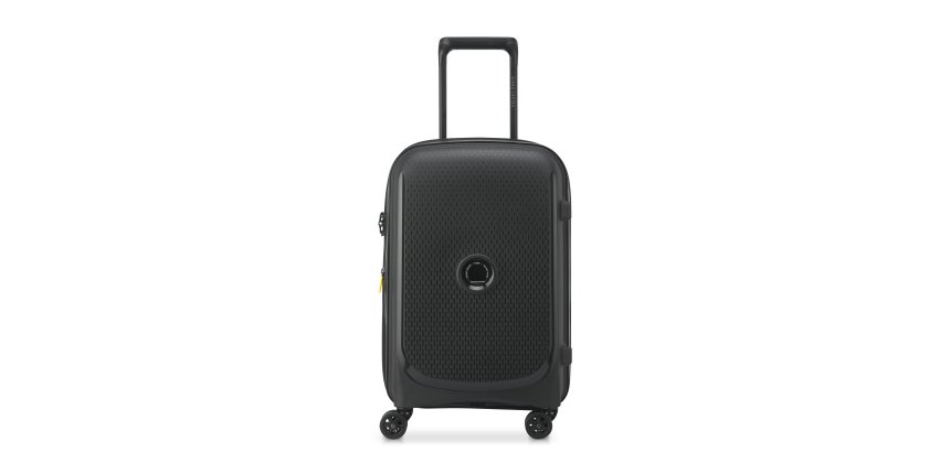 Delsey Belmont - Valise cabine extensible 4 doubles roues noire