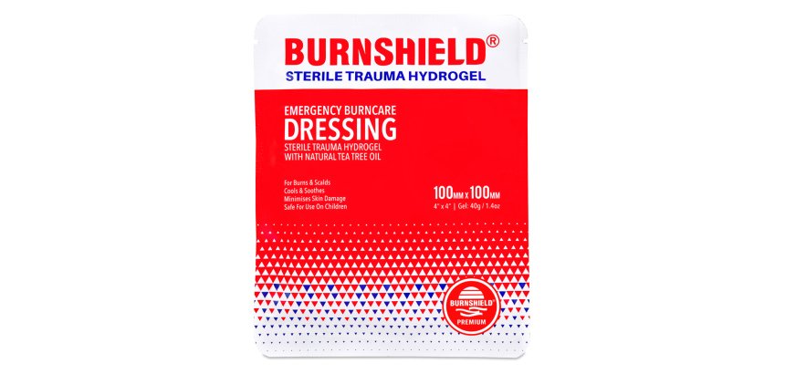 Compresse de brûlures - Burnshield 10 cm x 10 cm