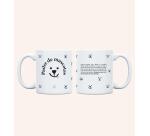 Taza "Padre de mascotas" 350ml, cerámica 
