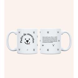 Taza "Padre de mascotas" 350ml, cerámica 
