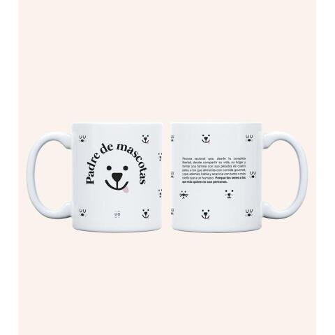 Taza "Padre de mascotas" 350ml, cerámica