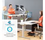 Estructura metálica para mesa regulable en altura Levado™ Plata Fellowes (no incluye Tablero, ni instalación)