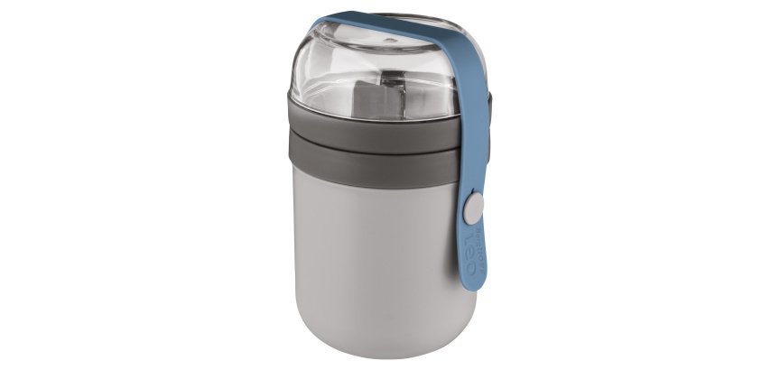 Berghoff 2-in-1 Lunchbox Grau