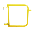 Portillon pour barrière de protection Peint jaune RAL 1018