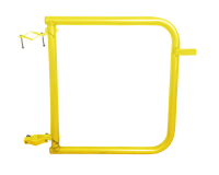 Portillon pour barrière de protection Peint jaune RAL 1018