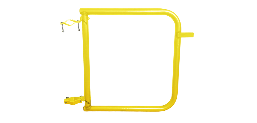 Portillon pour barrière de protection Peint jaune RAL 1018