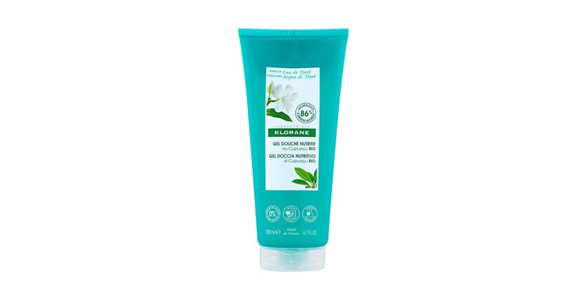 Klorane Gel douche à l'Eau de Tiaré  200ml
