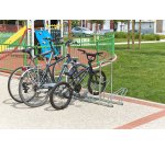 Râtelier 5 vélos avec 4 arceaux antivol