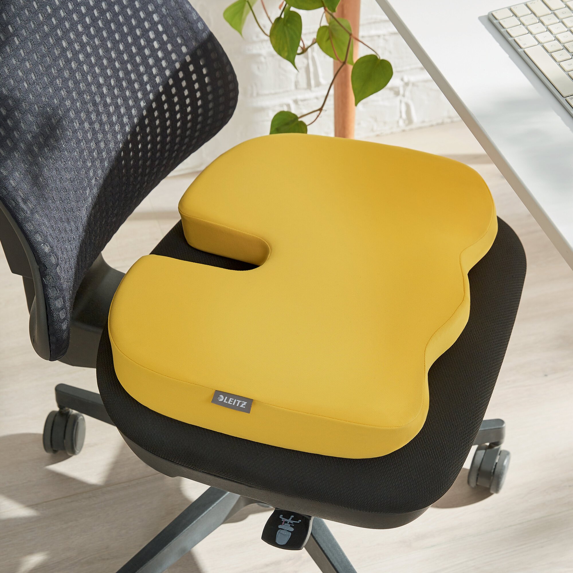 Cojín de asiento Active Ergo Cosy, amarillo
