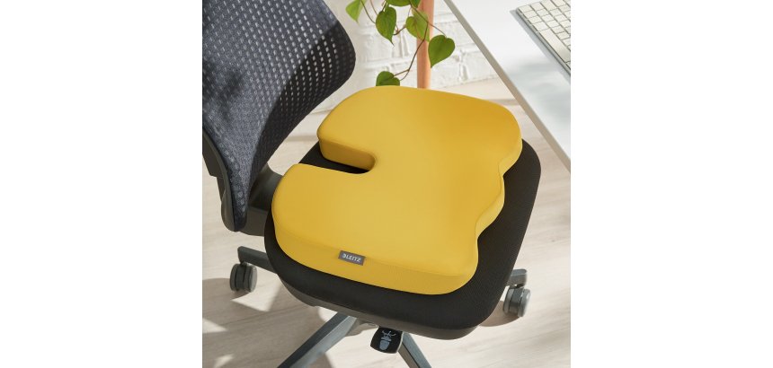 Cojín de asiento Active Ergo Cosy, amarillo
