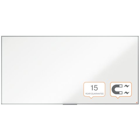 Pizarra NOBO Essence acero lacado 2400X1200mm, blanco