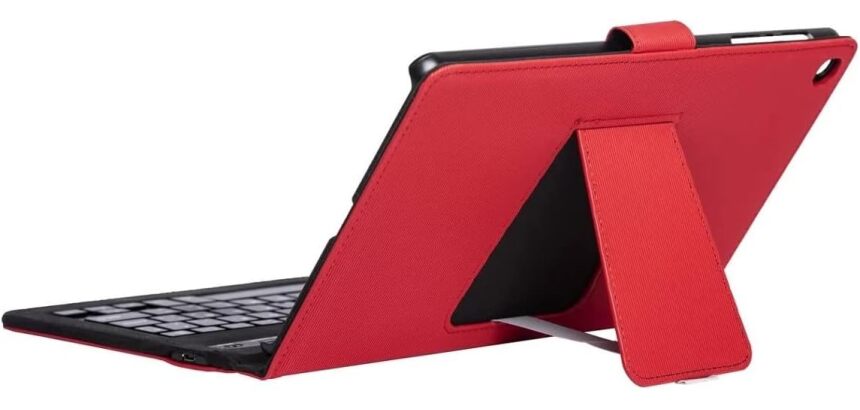 Funda de tablet Samsung TAB A8 2022 10.4 color Roja con teclado Bluetooth