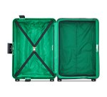 Valise 4 doubles roues 67 cm Color Block hardside vert