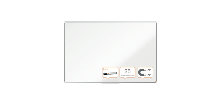 Pizarra NOBO Premium Plus acero vitrificado 1800x1200mm, blanco
