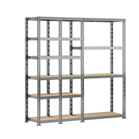 Rayonnage MODULO - Module 3 étagères - 16 plateaux