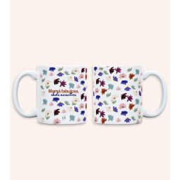 Taza "Mamá fabulosa, abuela maravillosa" 350ml, cerámica 
