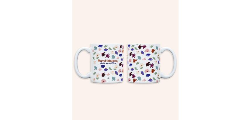 Taza "Mamá fabulosa, abuela maravillosa" 350ml, cerámica 
