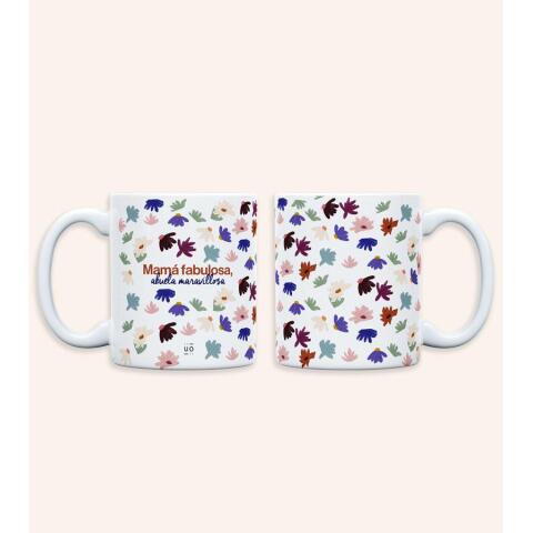 Taza "Mamá fabulosa, abuela maravillosa" 350ml, cerámica