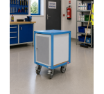 Petite servante établi 1 bloc porte plateau bois médium 400 kg roue TPE