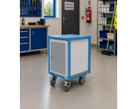 Petite servante établi 1 bloc porte plateau bois médium 400 kg roue TPE