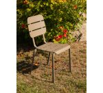 Chaise empilable d'extérieur ARNON - structure aluminium