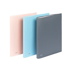 Protège-documents 30 pochettes - 60 vues  -  A4 - polypropylène - MINERAL VIQUEL - Coloris assortis