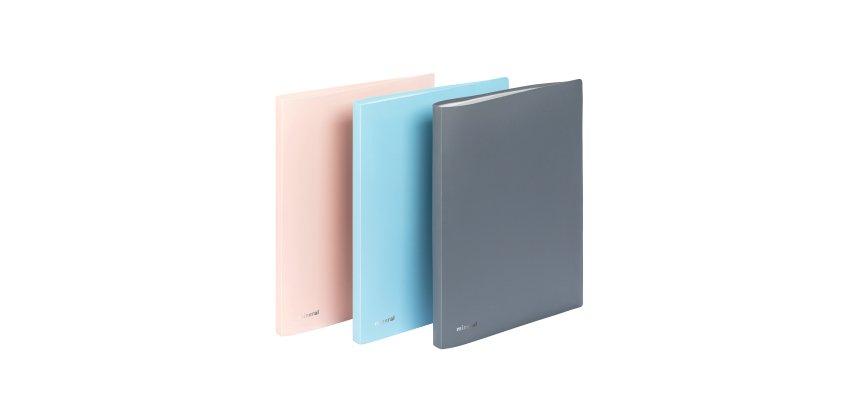 Protège-documents 30 pochettes - 60 vues  -  A4 - polypropylène - MINERAL VIQUEL - Coloris assortis