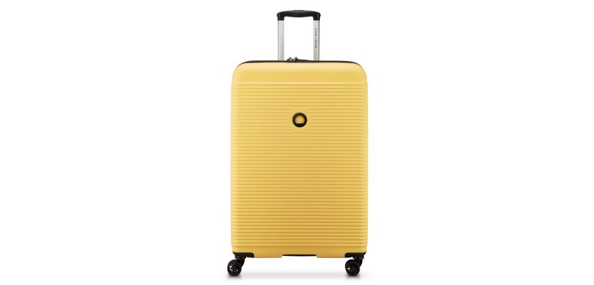 Delsey Freestyle - Valise extensible 76 cm jaune