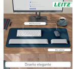 Alfombrilla de escritorio grande de cuero Leitz - Gris oscuro