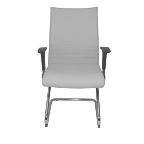 Sillón Albacete confidente patín similpiel - Blanco
