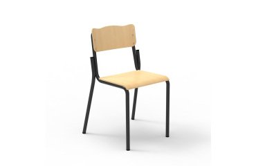 Schoolstoel Fabiano in beuk H 38 cm Maat T4 - 1 en 2de jaar basisschool