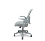 Silla Opti544 gris respaldo malla gris asiento 3D gris