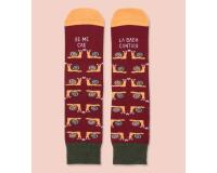 Calcetines "Se me cae la baba contigo" talla 42-46
