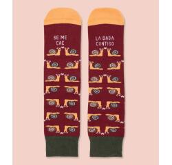 Calcetines "Se me cae la baba contigo" talla 42-46
