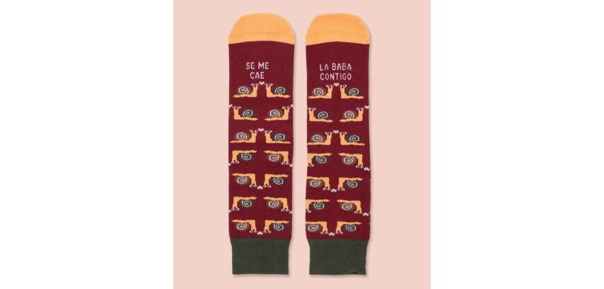 Calcetines "Se me cae la baba contigo" talla 42-46
