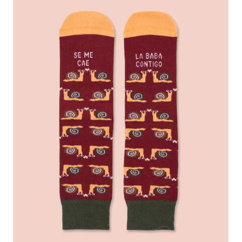 Calcetines "Se me cae la baba contigo" talla 42-46