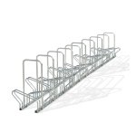 Range 20 vélos avec 10 arceaux antivol